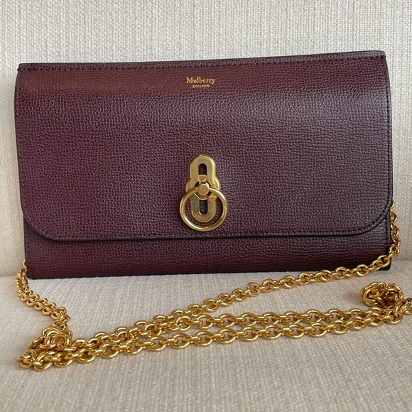 Mulberry Amberley Clutch crossbody in Burgundy - Picture 5 of 14